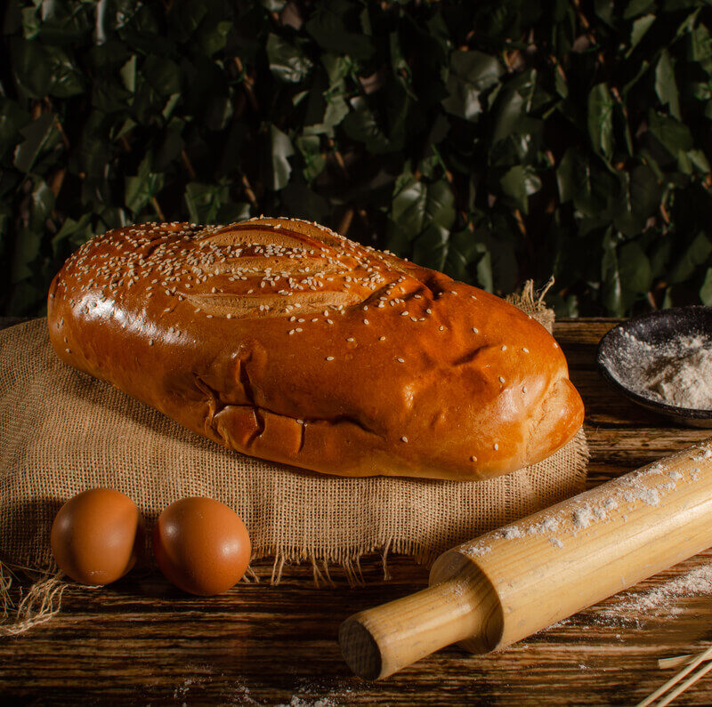 Pan Rey (Relleno de Queso)