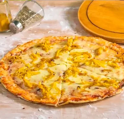 Pizza Pollo Miel Mostaza